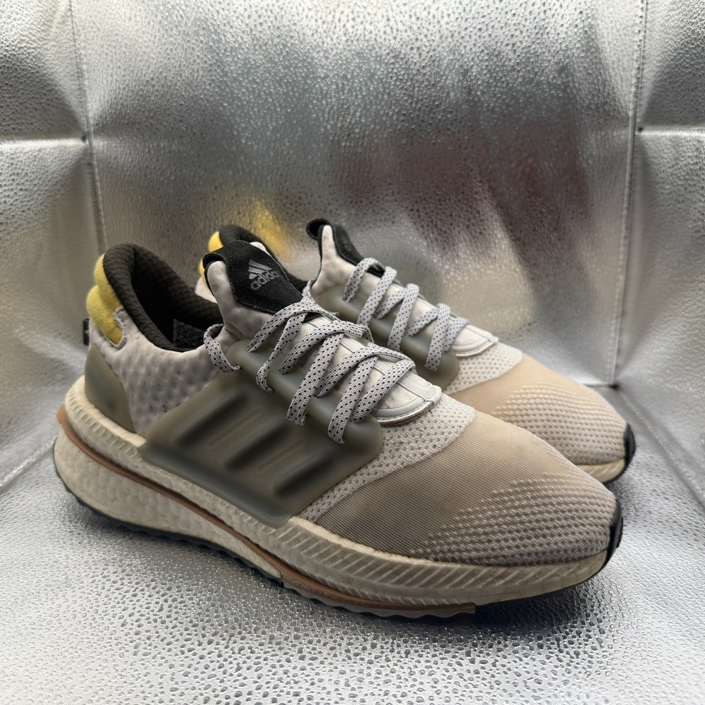 Size 8 Adidas x_Plrboost Alumina Gray Mens Lace-Up Comfort Running Shoes ID9434